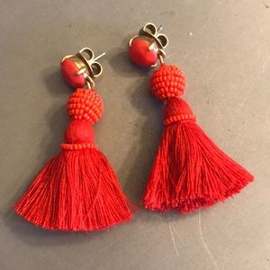 J Crew Tassel Earrings